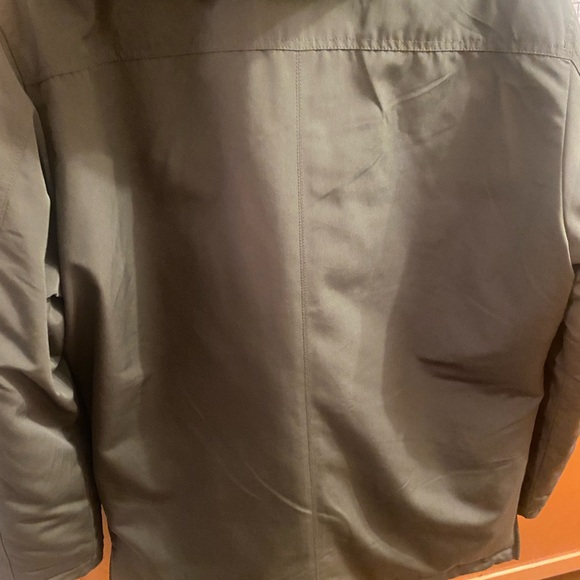 Michael Kors Olive Green Parka with Black Quilted Inner Layer - Picture 11 of 13